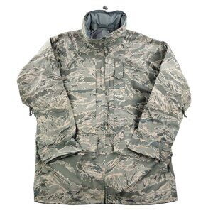 Military Parka All Purpose Environmental Camo APECS Men's Large Long NWOT